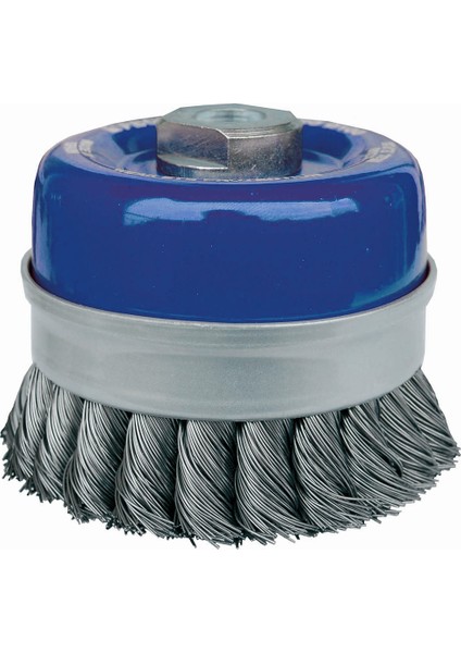 250801Bkm14 Paslanmaz Çelik Burgulu Çanak Tel Fırça 80 Mm Yüksek Hız