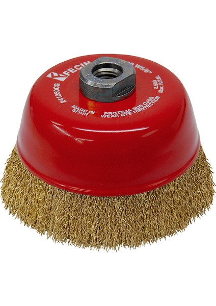 E241250Cgm14 Saçaklı Çelik Tel Fırça 125 Mm