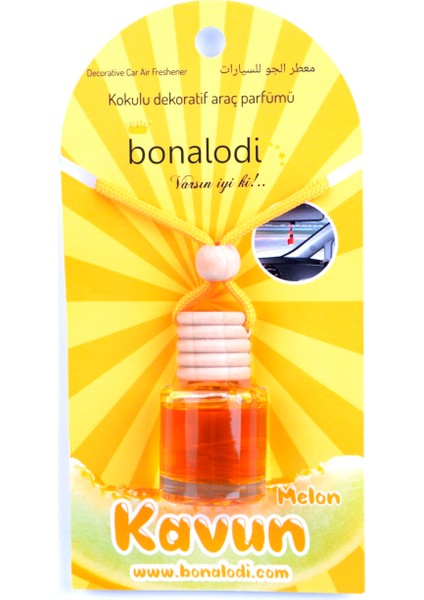 3 Adet Kavun Oto ve Oda Kokusu 10 ml