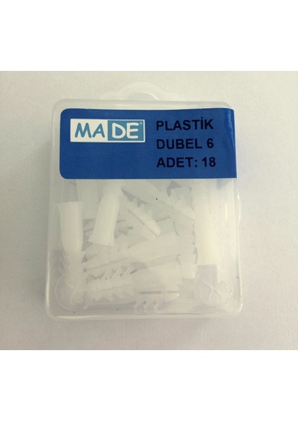 Kaliteli Plastik Dübel 6Mm (18Adet ) modelleri