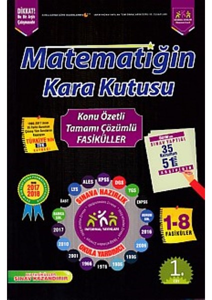 İnformal Matematiğin Kara Kutusu Konu Özetli Tamamı Çözümlü 1-8 Fasikül 1. Cilt