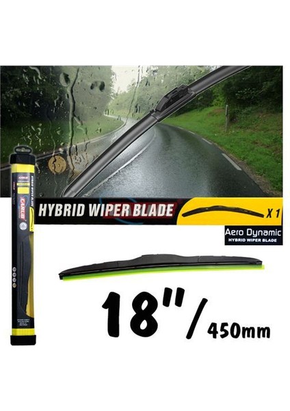 Oto Silecek 450mm 18 inch Hybrid Blister Askılı