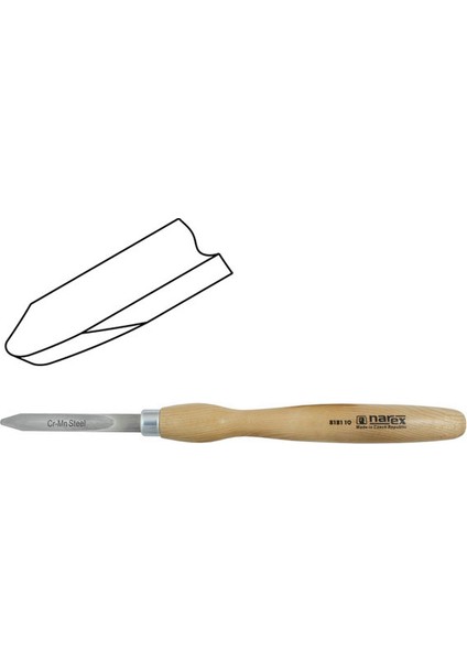 818110 Ahşap Torna Bıçağı Ayırma Oyma Ağız 14X105 Mm