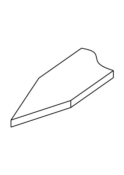818303 Hss Mini Ahşap Torna Bıçağı Ayırma Ağız 8X50 Mm