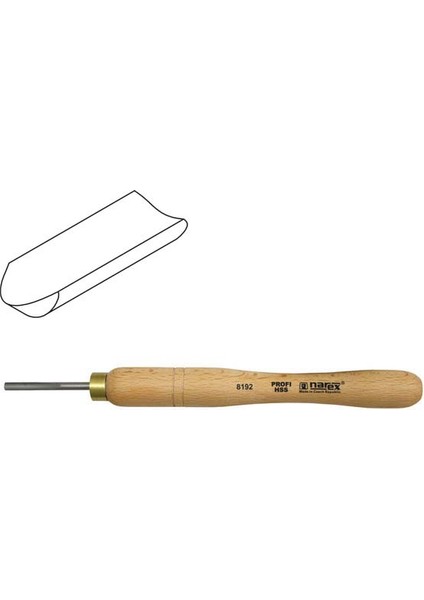 819204 Hss Mini Ahşap Torna Bıçağı Oyma Ağız 4.7X50 Mm