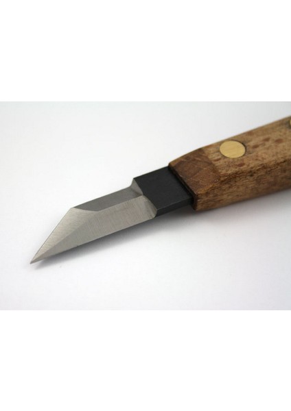 822530 Profi Ahşap Yontma Bıçağı Üç Kenar Carving Knife 40X12 Mm