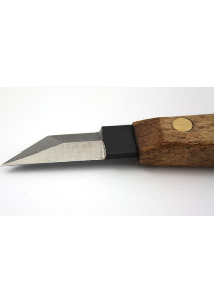 822530 Profi Ahşap Yontma Bıçağı Üç Kenar Carving Knife 40X12 Mm