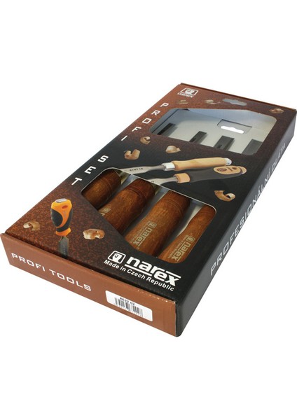 863202 Premium Marangozcu Düz Iskarpela Seti 4 Parça