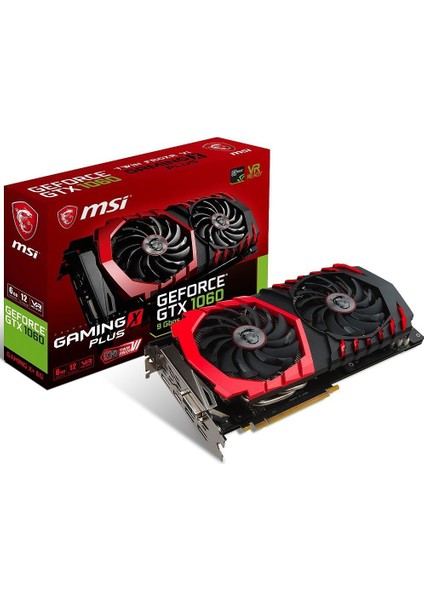 NVIDIA GeForce GTX 1060 GAMING X+ 6G 6GB 192 bit GDDR5 DX(12) PCI-E 3.0 Ekran Kartı (GTX 1060 GAMING X+ 6G)