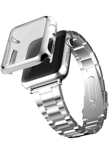 Apple Watch Uyumlu Full+Body İnce Sert Rubber Kılıf Ön Yüzey Kaplamalı fiyatları