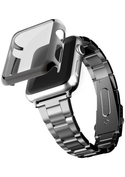 Apple Watch Uyumlu Full+Body İnce Sert Rubber Kılıf Ön Yüzey Kaplamalı fiyatları