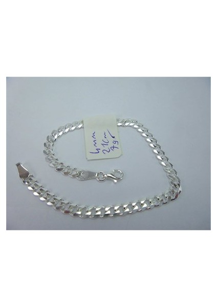 Gurmet Gümüş Erkek Bileklik İnce Ve Şık 7Gr fiyatları