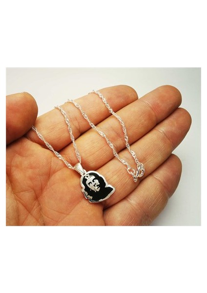 Che Gümüş Bayan Kolye