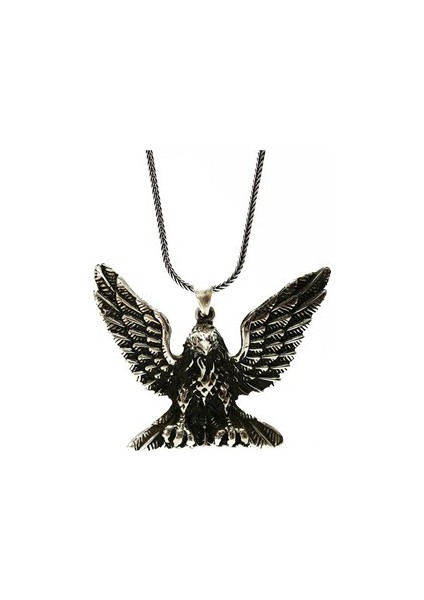 Kartal Beşiktaş Gümüş Erkek Kolye Zincir Büyük