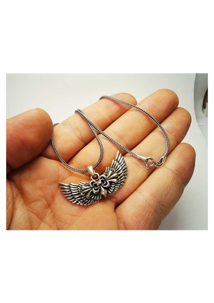 Melek Kanadi Gümüş Erkek Kolye Zincir fiyatları