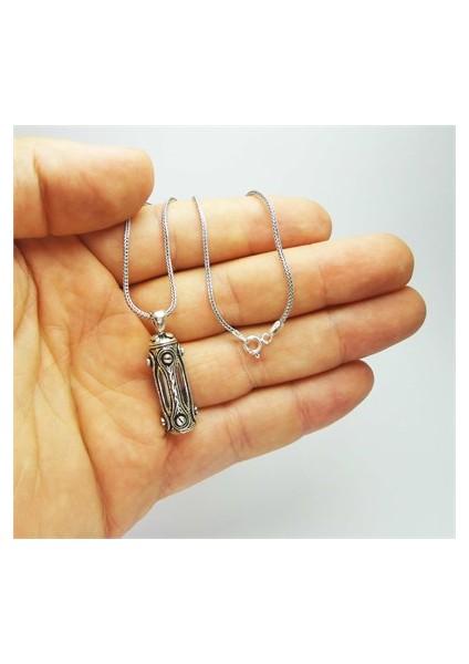 Vidali Gümüş Cevşen Kolye - 60Tl Lik Kolyesiyle fiyatları