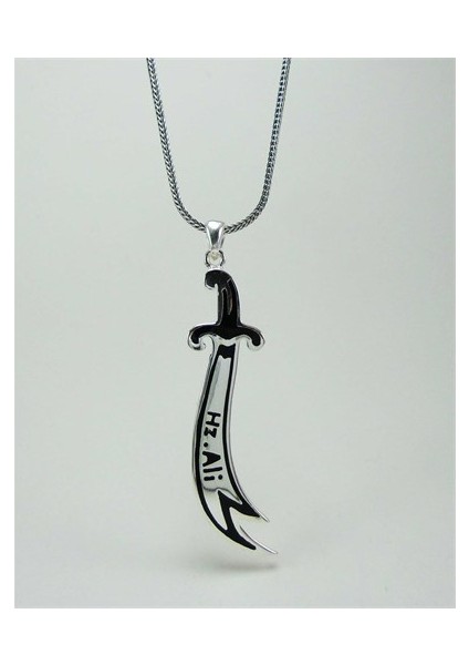 Zülfikar Gümüş Kolye - 60Tl Lik Kolyesiyle