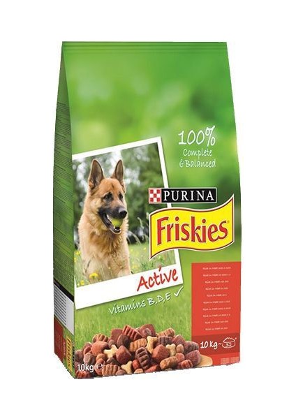 Active Etli Yüksek Enerji Aktif Köpek Mamasi 10 Kg