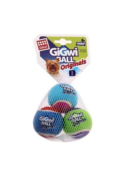 6119 Gigwi Ball Tenis Topu Köpek Oyuncağı 3'Lü 5 Cm