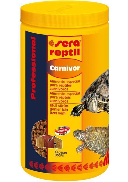 Reptil Etçil Sürüngen Yemi Carnivor 1000 Ml