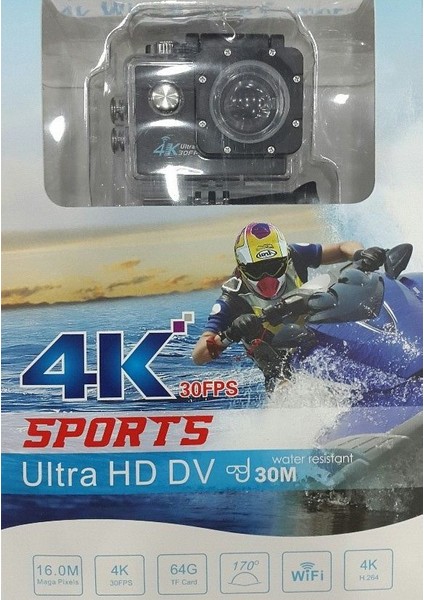 Hk 303 4K Sports Aksiyon Kamera Wifi