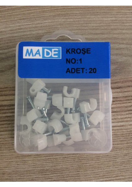 Kaliteli Kroşe 1 Mm ( 20 Adet )