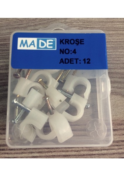 Kaliteli Kroşe 4 Mm (12Adet )