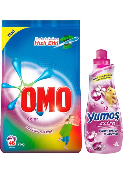 Color 7 Kg + Yumoş 720 Ml Yabani Orkide Yasemin