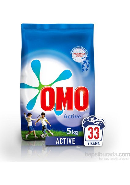Matik Toz Deterjan Active 5 kg 33 Yıkama