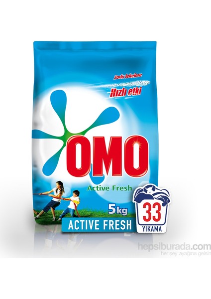 Matik Toz Deterjan Active Fresh 5 kg 33 Yıkama