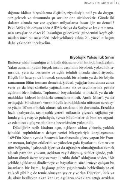 Homo Deus Yarının Kısa Bir Tarihi - Yuval Noah Harari