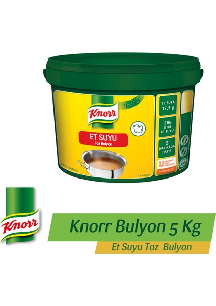 1-2-3 Et Suyu Toz Bulyon 5 KG 