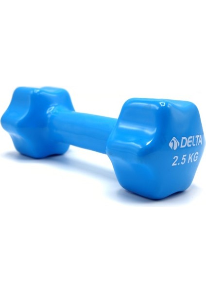 2 Kg x 1 Adet Deluxe Pvc Kaplama Kırmızı Demir Dambıl