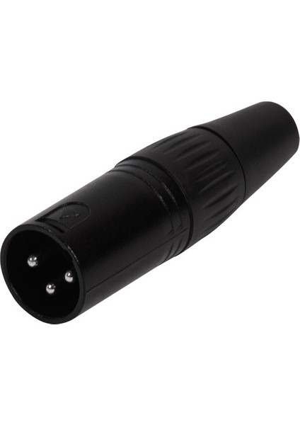 Xlr Erkek Konnektör Siyah 3 Pin