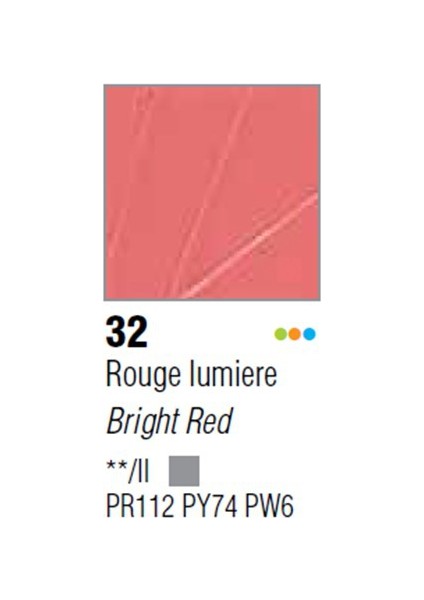 Huile Fine Xl 37 Ml Yağlı Boya No32 Bright Red