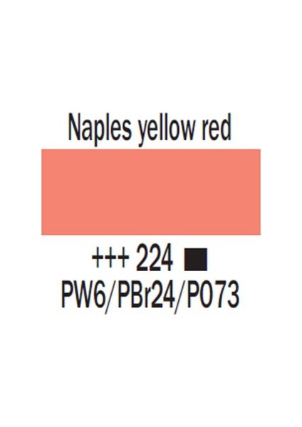 Amsterdam Akrilik Boya 120 Ml 224 Naples Yellow Red