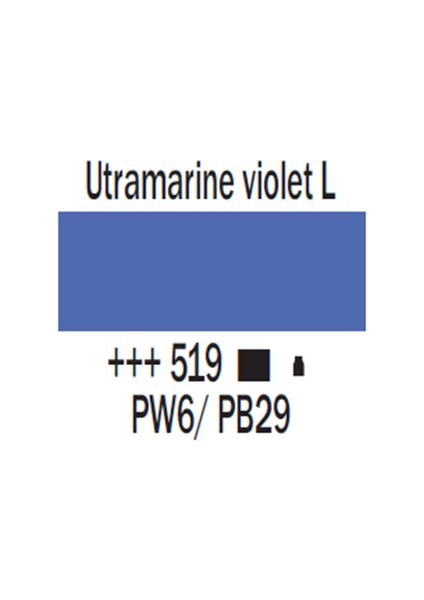 Amsterdam Akrilik Boya 120 Ml 519 Ultramarine Violet Light