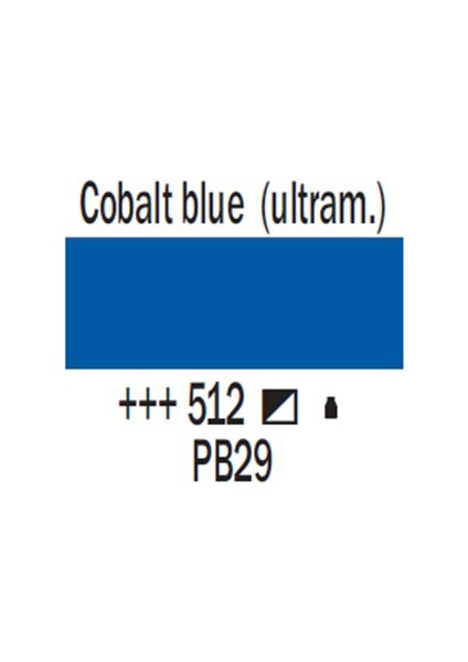 Amsterdam Akrilik Boya 120 Ml 512 Cobalt Blue Ultramarine