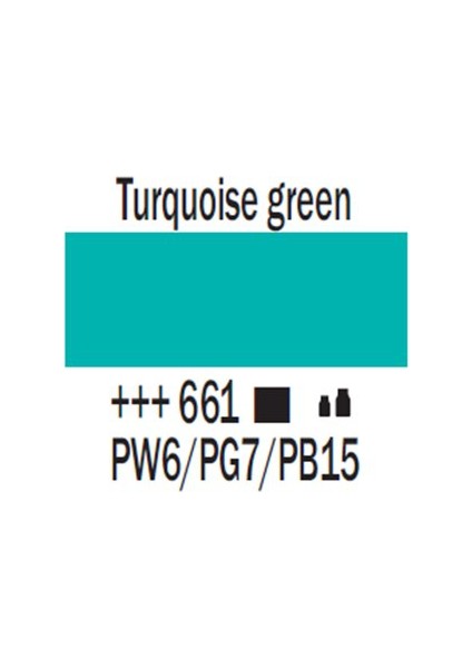 Amsterdam Akrilik Boya 120 Ml 661 Turquoise Green