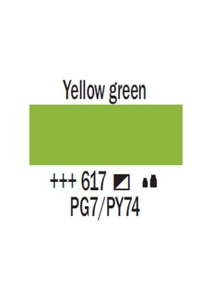 Amsterdam Akrilik Boya 120 Ml 617 Yellow Green
