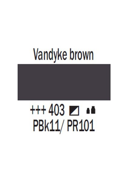 Amsterdam Akrilik Boya 120 Ml 403 Vandyke Brown