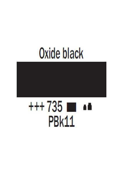 Amsterdam Akrilik Boya 120 Ml 735 Oxide Black