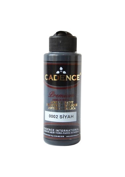 120Ml Akrilik Boya 0002 Siyah