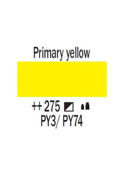 Amsterdam Akrilik Boya 500 Ml 275 Primary Yellow