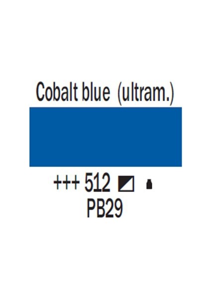 Amsterdam Akrilik Boya 500 Ml 512 Cobalt Blue Ultramarine