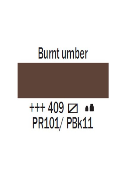 Amsterdam Akrilik Boya 500 Ml 409 Burnt Umber