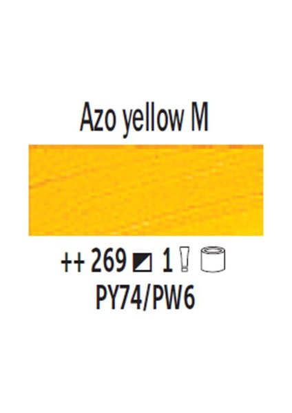 Van Gogh 40 Ml Yağlı Boya Seri 1 No 269 Azo Yellow Medium