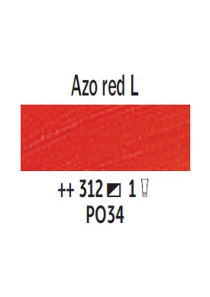 Van Gogh 40 Ml Yağlı Boya Seri 1 No 312 Azo Red Light