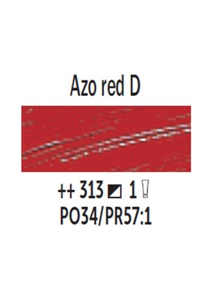 Van Gogh 40 Ml Yağlı Boya Seri 1 No 313 Azo Red Deep