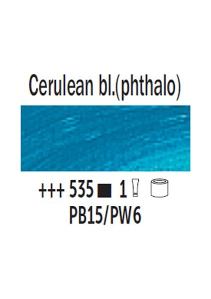 Van Gogh 40 Ml Yağlı Boya Seri 1 No 535 Cerulean Blue (Phthalo)